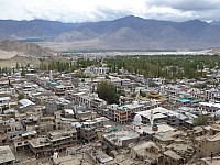 Blick über Leh zum Indus-Tal