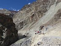 Straßenbauarbeiten im Zanskar-Tal
