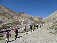 Auf dem Weg zum Gyancho La