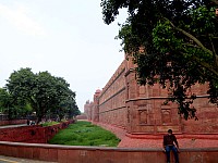 Rotes Fort - Außenmauer
