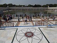 Teich am Sikh-Tempel