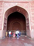 Taj Mahal - Eingang zur Moschee