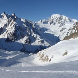 Rochefort-Grat und Mont Blanc
